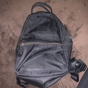 Mini flight satin backpack